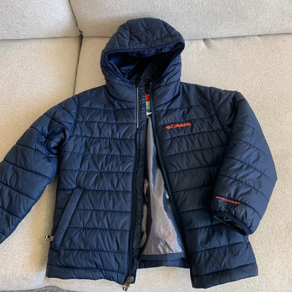 Boys winter Jacket. Brand Columbia. Omni heat. Water resistant.